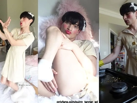 Quinn Tanners solo performance on TikTok: rubbing his ass and dancing like a star.