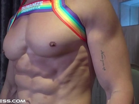 Enjoy the view of the well-toned body and hard nipples as I get closer to the climax