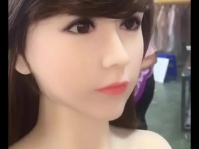 A solo player enjoys a 165cm sex doll which is a Japanese sex toy.
