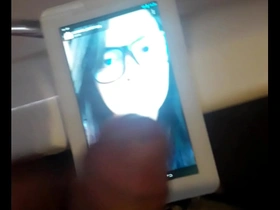 Solo boy masturbates and gets a facial in this video.