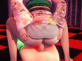 Cross dressing sissy gets bareback cock in anime and manga porn