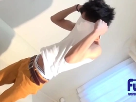 A young Asian man tries out gay sex for the first time.