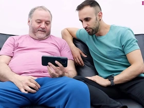 Straight guy next door gets tricked by horny bear neighbor