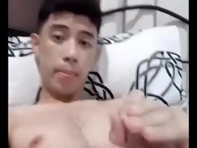 Gay Asian twinks having sex and cumming.