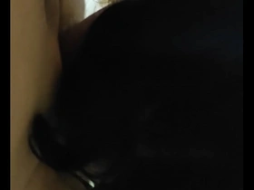 Gay bear gets a blowjob from a straight guy in a hotel room