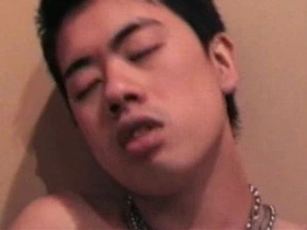 An orgy with a hot Japanese guy on the beach