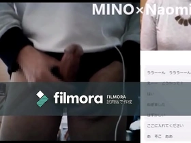Virtual sex on SNS 0190206: Enjoy a Japanese studs big dick