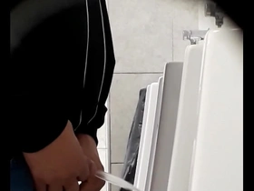 Straight and gay men both enjoy urinating in the bathroom