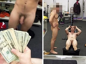Fitness trainer gets anal sex with two employees in front of the camera.