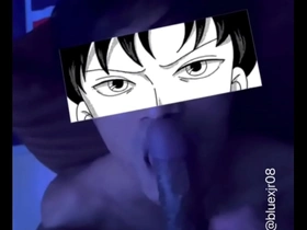 Asian man showing off his large penis on webcam