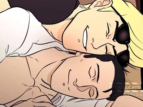 Ghostgos Asian couple enjoys hardcore sex with big dicks