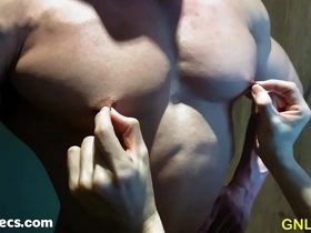 Admire and feel his strong body like an Adonis Model!