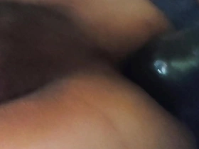 Using a homemade dildo in Monterrey to stretch my ass
