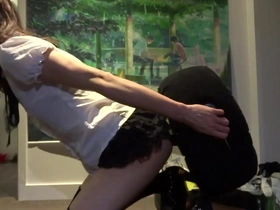 A small penis boy enjoys anal sex with toys. MTS
