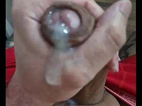 Solo pleasure until climax