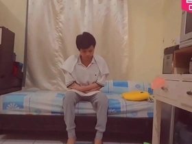 Young and straight Hansel Thio in hot scene after jogging and fingering