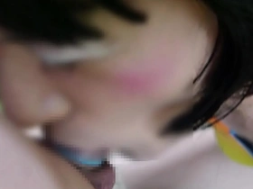 Japanese crossdresser Ray Ayanashi in bondage for some hot face fuck action