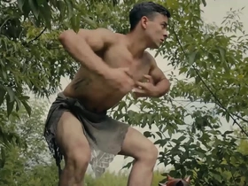 A fun gay parody of Tarzan with the Barbarian Boy in the modern world.