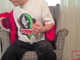 Japanese stud gets a rubdown and more from his masseur