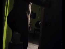 Gay Asian boy gets groped and cummed on in video booth by a stranger.