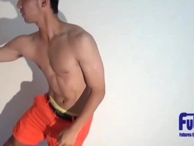 Get your fix of hot gay action with an athletic stud!