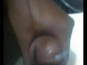 An amateur gay man masturbates and ejaculates.