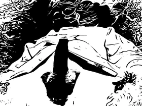 Public massage with a hot Indian babe goes wrong