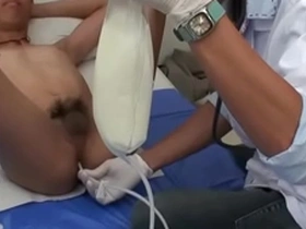 Medical examination turns into a hot scene with an Asian twink.