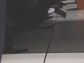 Discreet sniffing of penis in public restroom in Vietnam