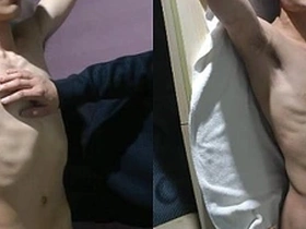 Gay BDSM series featuring Asian slave bound and dominated