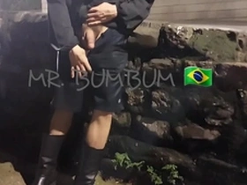 Gay amateur video of public sex incident on the street