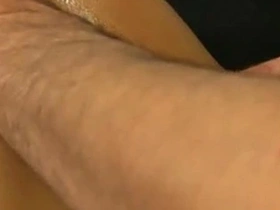 Young gay man Mike in blindfold and truss up in gay porn video.